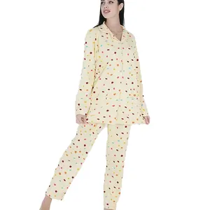 Factory Padded Nighty Pijama Woman Sexy Dress High Quality In India Modal Pyjama Loungewear