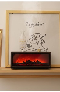 Bất gỗ thủy tinh siêu âm độ ẩm khuếch tán lò sưởi tính năng im lặng hoạt động humidistat kiểm soát hộ gia đình sử dụng USB powered - Product Image 2