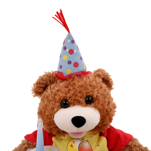 Wholesale Happy Birthday <strong>Teddy</strong> Bear Interactive Stuffed Animal Electric Singing Musical Plush Toy with Cupcake - Product Image 2