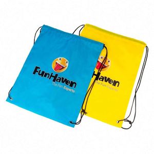 Custom Promotional Polyester <b>Drawstring</b> <b>Backpack</b> Bag for Sports and Gym Use - Product Image 4