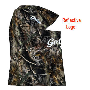 Pasamontañas reflectante con logotipo personalizado, transferencia de calor, protección facial completa, a prueba de viento, cálido, absorbente de sudor, para esquí, deportes, unisex, poliéster, spandex - Product Image 2