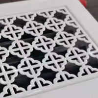 Diffuseur d'air moderne personnalisé, grille de ventilation industrielle CVC, diffuseur d'air d'évacuation avec design graphique pour utilisation hôtelière