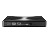 Unità DVD esterna USB 3.0 + USB-C CD masterizzatore CD/DVD +/-RW unità ottica, sottile DVD portatile CD ROM Rewriter duplicatore