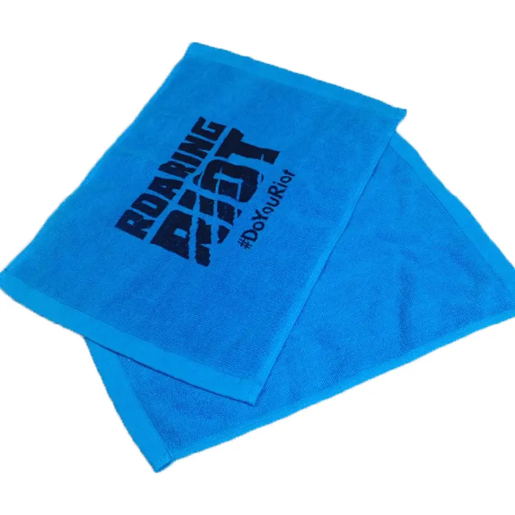 promotional printed rally spirit towels custom cotton rally towels /golf sports towels