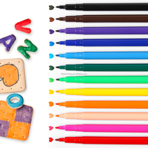 LOVEBAKERY ปากกาสี12สีสำหรับทำ<span class=keywords><strong>เค้ก</strong></span>,ปากกาหัวแปรงที่ทานได้ปากกามาร์กเกอร์ที่สามารถทานได้ - Product Image 2
