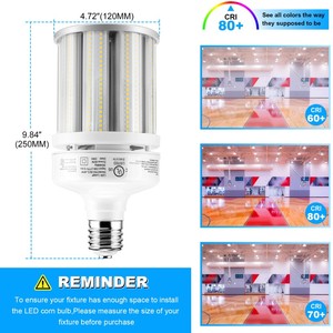 Bombillas LED Tipo Maíz E26 E39 de 36W-125W, Iluminación Exterior para Estacionamientos, Almacenes, Lámparas de Reequipamiento Interior - Product Image 4