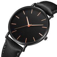 Fabricant de montres chinois, achat de montres promotionnelles bon marché, logo personnalisé, boîtier en acier inoxydable, style DW, montre minimaliste