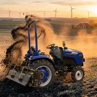 Trattore Elettrico a Batteria DONOL 50 HP 4WD con ROPS e Trasmissione a Ingranaggi per Alta Produttività in Applicazioni Agricole e Frutteti