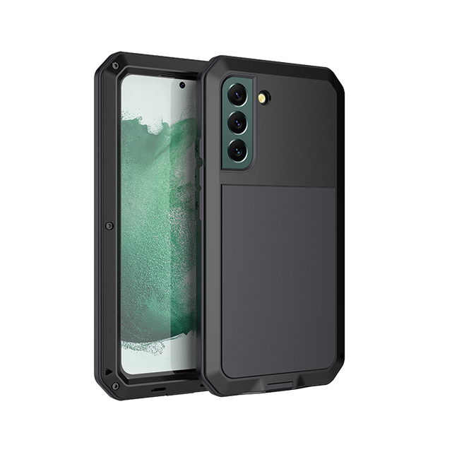 Custom Armor Phone Case Waterproof Mobile Phone Case Metal Heavy Duty for Samsung S22 Shockproof Back Cover