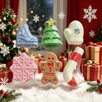 Coffret cadeau de bombes de bain de Noël, bombes de bain effervescentes pour les clients du salon