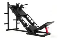 JIAQUANLONG Appareil de musculation professionnel 4-en-1 pour fessiers, jambes et quadriceps, incluant Leg Press et inclinaison à 45°