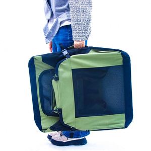 Jaula Portátil para Mascotas de Alta Calidad, Desmontable, de Lados Blandos, con Malla Antiarañazos, Plegable y Transpirable - Product Image 2