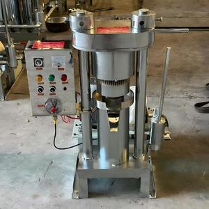 Presse <span class=keywords><strong>à</strong></span> huile hydraulique automatique 2-12 kg/h pour la fabrication d'huile d'arachide, de sésame et d'olive (pressage <span class=keywords><strong>à</strong></span> froid et <span class=keywords><strong>à</strong></span> chaud) - Product Image 2