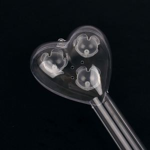 Boîte en plastique en gros pour emballage de bouquets de fleurs en acrylique en forme de cœur, idéale pour les matériaux floraux - Product Image 6