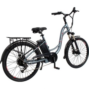 Vélo électrique pour femme 2025, dernier modèle, 500w 48v 15ah, guidon courbé, 7 vitesses, pneu 26'', avec porte-bagages arrière, certificats CE, États-Unis - Product Image 3