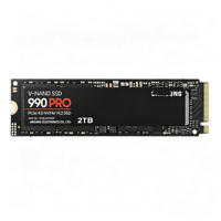 SSD PCIe 4.0 NVMe M.2 990 Pro pour ordinateur portable et de bureau, 2 To, marque PLC, neuf et original, 2 To MZ-V9P2T0BW, neuf et original