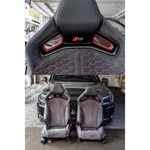 <span class=keywords><strong>Sedili</strong></span> Sportivi di Lusso per Auto, Personalizzati con Pannello in Fibra di Carbonio e Rivestimento in Pelle, <span class=keywords><strong>Sedili</strong></span> a Guscio RS per <span class=keywords><strong>Audi</strong></span> <span class=keywords><strong>A3</strong></span> A4 A5 A6 A7 Q3 Q5 Q7 Q8 - Product Image 3
