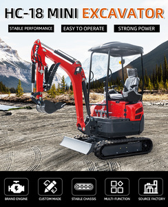 1.8トン EPA クボタエンジン搭載クローラー式掘削機 - 農業用軽作業向け、送料無料、マイクロショベルカー - Product Image 5