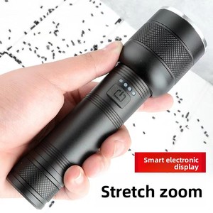XINYIN <span class=keywords><strong>ไฟฉาย</strong></span>แบบชาร์จไฟได้ USB รุ่นใหม่ P70 <span class=keywords><strong>ไฟฉาย</strong></span>แคมป์ปิ้งกำลังสูง 26650 แบตเตอรี่ LED ระยะลำแสง 200-500 ม. - Product Image 4