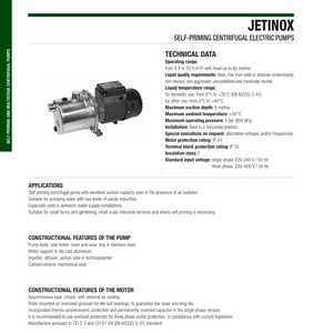 Pompes DAB Modèles JET Inox132P Pompe à Eau Automatique Domestique Centrifugeuse DA B Pompe de Surpression pour Eau Domestique Pompe de Fontaine - Product Image 3