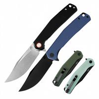 Couteau de poche pliant en acier 14C28N avec manche G10 pour la chasse en extérieur, le bricolage, l'EDC, gravure laser, OEM, usage industriel - Vente en gros