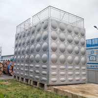Système de traitement de l'eau modulaire assemblé en acier inoxydable 304 avec osmose inverse, productivité de 100 L/heure, garantie d'un an