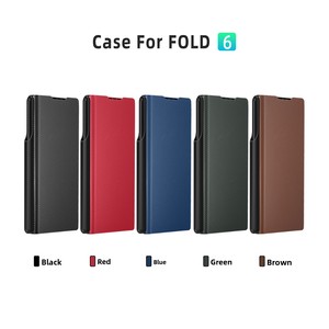 จำหน่ายข้ามพรมแดน Samsung Fold ลด 40% โทรศัพท์พับได้พร้อมช่องใส่ปากกา TPU เคสหนังบางเฉียบ ขายตรงจากโรงงาน - Product Image 1