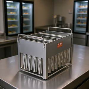 Moldes de acero inoxidable comerciales Vevor para paletas de hielo, 40 piezas, para máquina de paletas, uso en bodega - Product Image 2