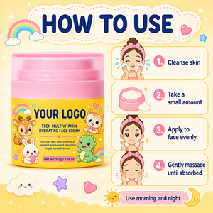 Hidratación Diaria para Adolescentes, Fórmula Segura, Textura que Calma la Piel Seca, Sensación Ligera, Crema Facial Hidratante Multivitamínica para Adolescentes - Product Image 6