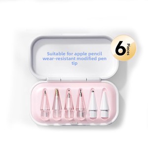 Puntas de Repuesto para Lápiz Pro y Stylus para iPad - Lápiz Silencioso de Plástico con <span class=keywords><strong>Punta</strong></span> Elástica y Bola Metálica - Product Image 1