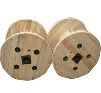 Tambor de cable de madera tipo tambor y material de madera