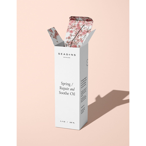 Boîtes d'emballage en carton écologiques personnalisées avec lamination mate et doublure en éponge pour sérum, parfum et cosmétiques - Product Image 5