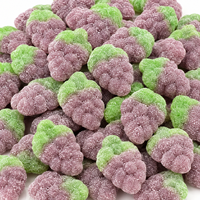 Bonbons Gélifiés au Goût de Raisin Aigre en Gros – Bonbons Gélifiés aux Fruits, Sucreries Aigres, Emballage de Bonbons et Gommes Sucrées au Jus