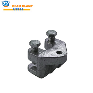 UTT11 FM UL Beam adattatore realizzato in ferro duttile per la sospensione della linea di tubo con asta filettata utilizzata nel sistema di spolverata e MEP - Product Image 1