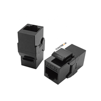 Konektor Keystone Cat5e 8P8C Betina Tanpa Pelindung, Adaptor Keystone Rj45 Cat5e