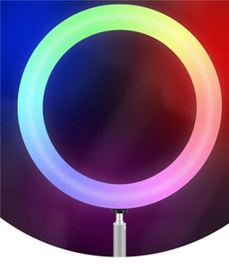 Vendite calde Photography Illuminazione MJ26 RGB Anello di Luce Con Il Treppiedi Clip di Telefono Selfie per TikTok Vlogging Breve <span class=keywords><strong>Video</strong></span> <span class=keywords><strong>YouTube</strong></span> Live - Product Image 6