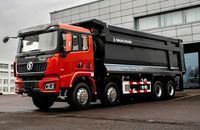 Camion benne articulé Shacman 8x4 X5000 abordable, châssis 430HP Euro5, moteur Weichai, capacité 50 tonnes, pour l'exploitation minière