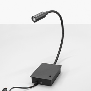 2W Schwanenhals-Lese lampe C/w USB-Anschluss für Innenwand-LED-Leuchten für Innenwand leuchten - Product Image 2