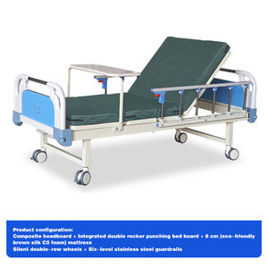 Lit médicalisé manuel réglable en acier inoxydable, simple ou double, moderne, durable, économique, multifonctionnel pour hôpital - Product Image 5