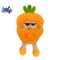 Bonito relleno de patata hecho de fábrica, fruta de felpa, terciopelo, suave, personalizado, juguetes de frutas, expresión divertida, relleno de algodón PP para cumpleaños