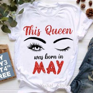 Venta al por mayor letra impresa divertida camiseta dibujos animados pestañas moda verano señora Top lindo patrón mujeres barato más tamaño chica <span class=keywords><strong>camisetas</strong></span> - Product Image 6