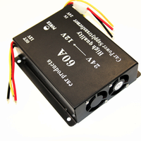 Meilleur prix Convertisseur DC-DC 60A 80A 100A 24V 12V Onduleur de puissance Convertisseur de fréquence Transformateur d'alimentation Abaisseur Buck avec ventilateur