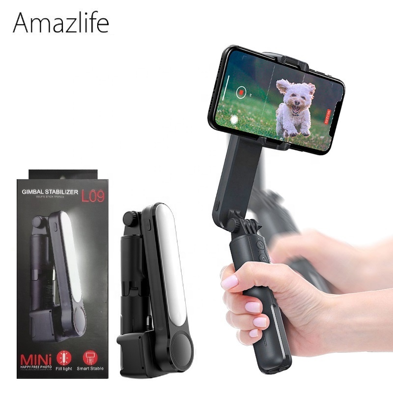 Amazlife L09 Single Axis Cellphone Handy Gimbal Stabilizer Gimbel for Smart Phone