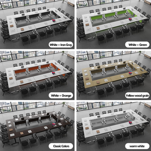 Bureau de réunion pliable pour salle de conférence, formation, réunion, mobile, multifonctionnel, pour étudiants, salle de classe, école, bureau d'étude - Product Image 6
