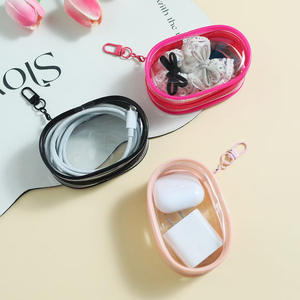 Colgante de llavero estilo <span class=keywords><strong>Anime</strong></span> de dibujos animados, bolsa de muñeca colgante transparente de PVC con almacenamiento de algodón para salida de Cable de <span class=keywords><strong>datos</strong></span> - Product Image 2