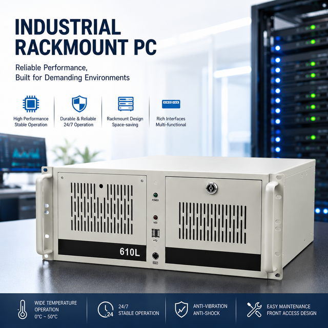 4u Rackmount Server Industrial Pc Intel Ivybridge I3 I5 I7 with 6USb and 6 Serial Port Support 3 PCI and PCIE
