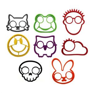 Animal Shaped Silicone <strong>Egg</strong> <strong>Fryer</strong> and Pancake Mould Kitchen Baking Tools and Accessories for Home Use Including Beater Milk - Product Image 2