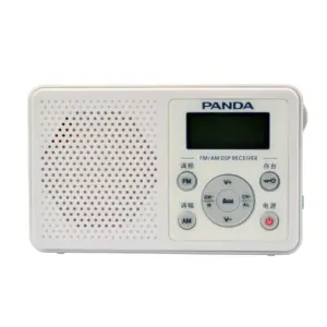 Novo receptor de ondas curtas portátil, rádio portátil am/fm/ats/lcd/fone de ouvido jack para casa, pequeno, ondas curtas, portátil