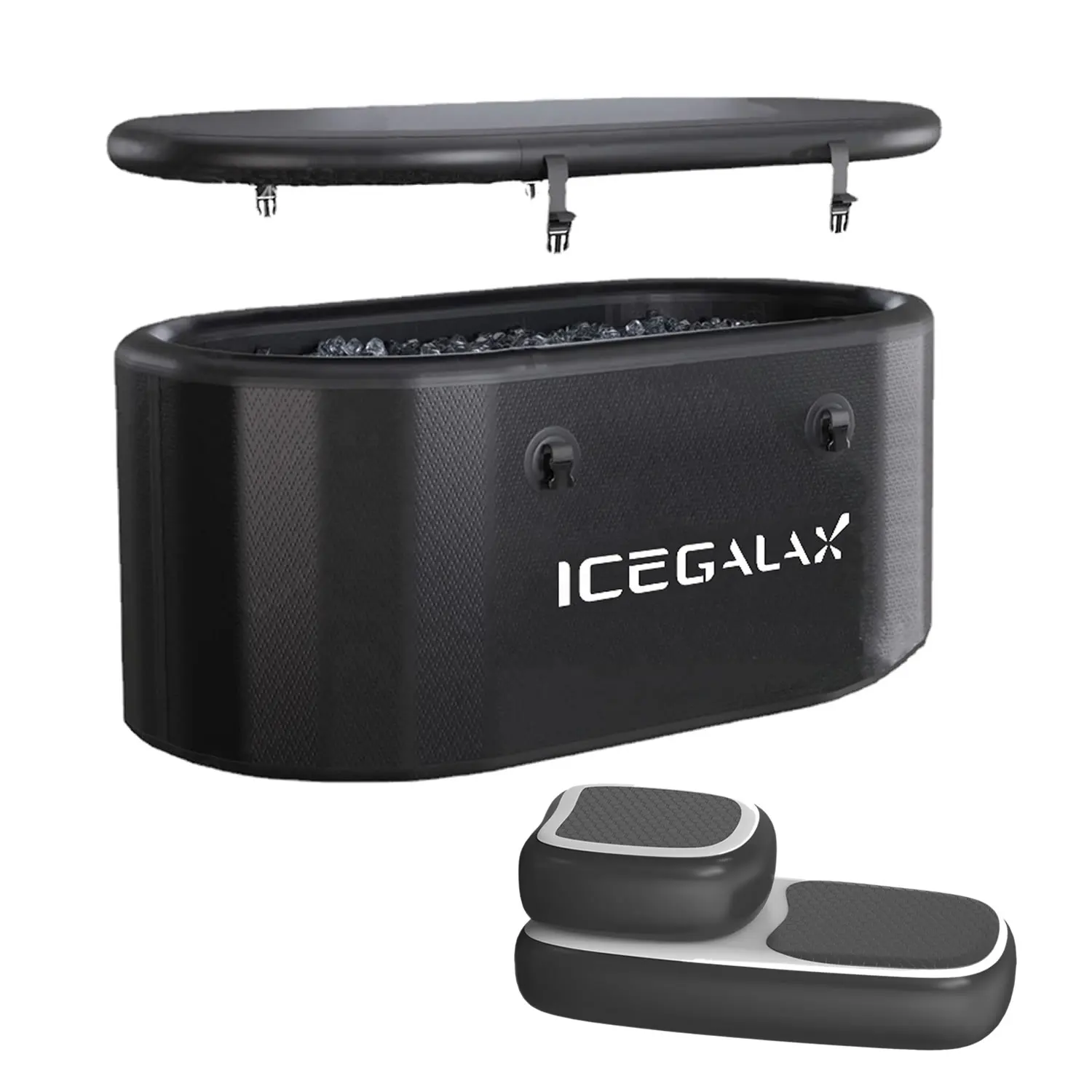 Baignoire gonflable de bain de glace de récupération sportive d'athlète d'ICEGALAX pour l'immersion froide de plongeon