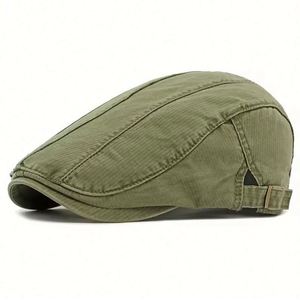 Vintage Ivy <b>Cap</b> Collection <b>Men's</b> Beret Hat Reversible Women's Beanie Simple <b>Flat</b> Brimmed <b>Cap</b> for <b>Men</b> - Product Image 5